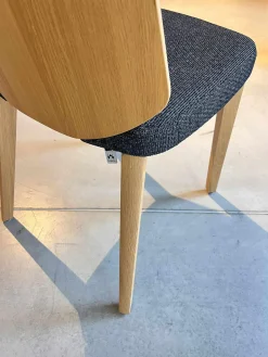 Hülsta Stuhlsets|5er-Set Stuhl S 800 Stoff 4403 Schwarz