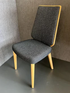 Hülsta Stuhlsets|5er-Set Stuhl S 800 Stoff 4403 Schwarz