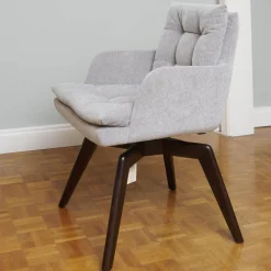 IP Design Stuhlsets|4er-Set Stuhl Soulmade Dining Stoff Tommy 1783-180 Grau Gestell Eiche Wengefarbig