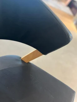 Girsberger Stuhlsets|2er-Set Stuhl Xeno Leder Donna Schwarz