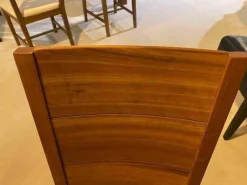 Scholtissek Stuhlsets|4er-Set Varell Amerikanische Kirsche Geölt Lederbezogen