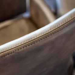 WK Wohnen Stuhlsets|6er-Stuhl Set WK 700 Leder Dakar Classic Greystone Gestell Edelstahl Quadratrohr