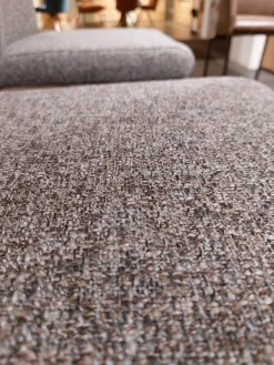 Global Stuhlsets|6er-Stuhlset Floriana 2 Armlehnenstühle 4 Freischwinger Leder Sierra Walnut Braun Stoff Oasis Wood