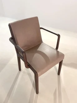 Molteni & C Stuhlsets|4er-Stuhlset Janet Leder Nocciola S1230 Kat. E