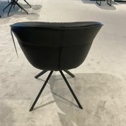 Musterring Stuhlsets|4er-Stuhlset Trevor Alva Leder Schwarz mit Drehfunktion