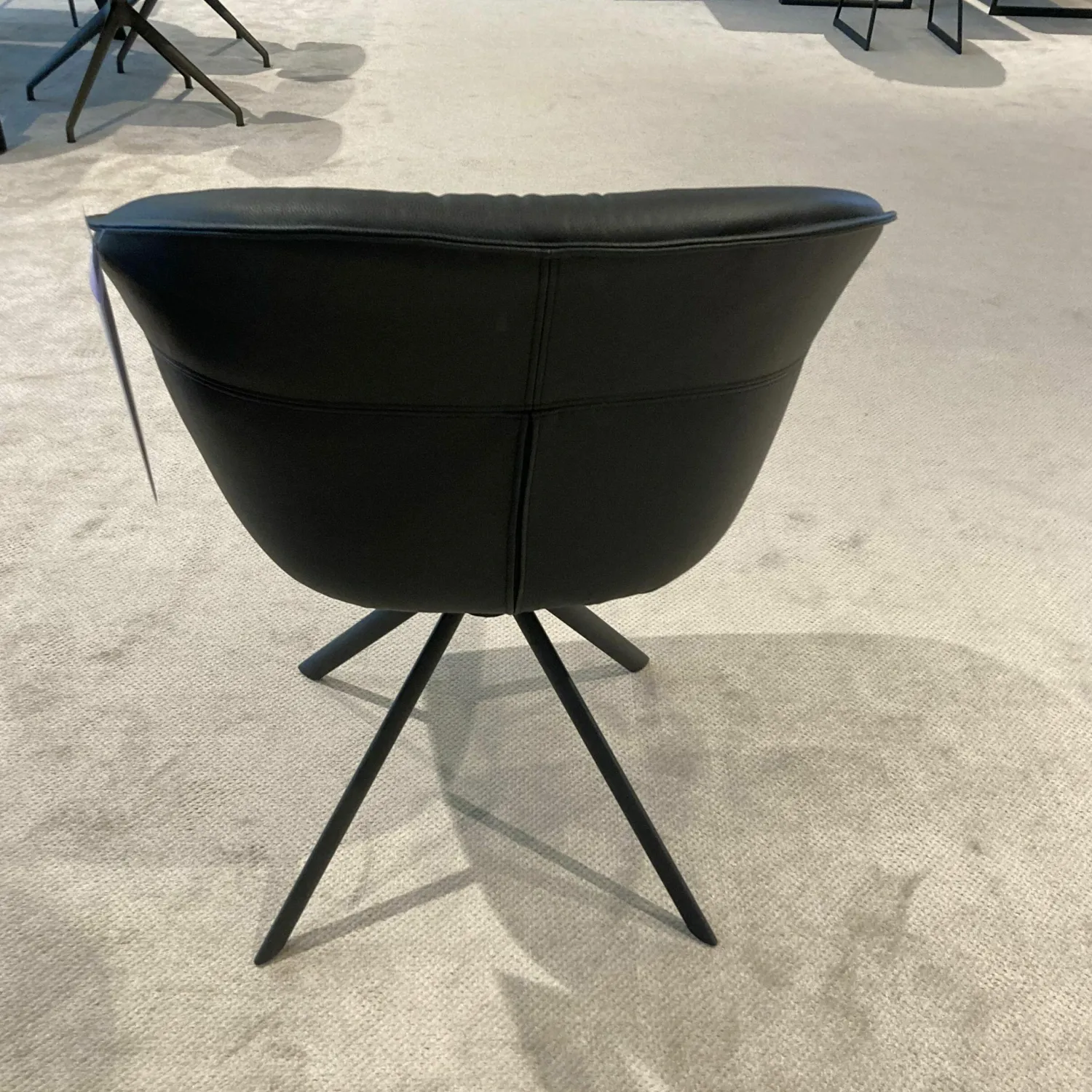 Musterring Stuhlsets|4er-Stuhlset Trevor Alva Leder Schwarz mit Drehfunktion