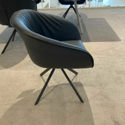 Musterring Stuhlsets|4er-Stuhlset Trevor Alva Leder Schwarz mit Drehfunktion