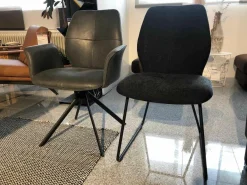 Global Essgruppen|Essgruppe Dinner 5000 Tischplatte Zementdesign mit 6 Stühlen