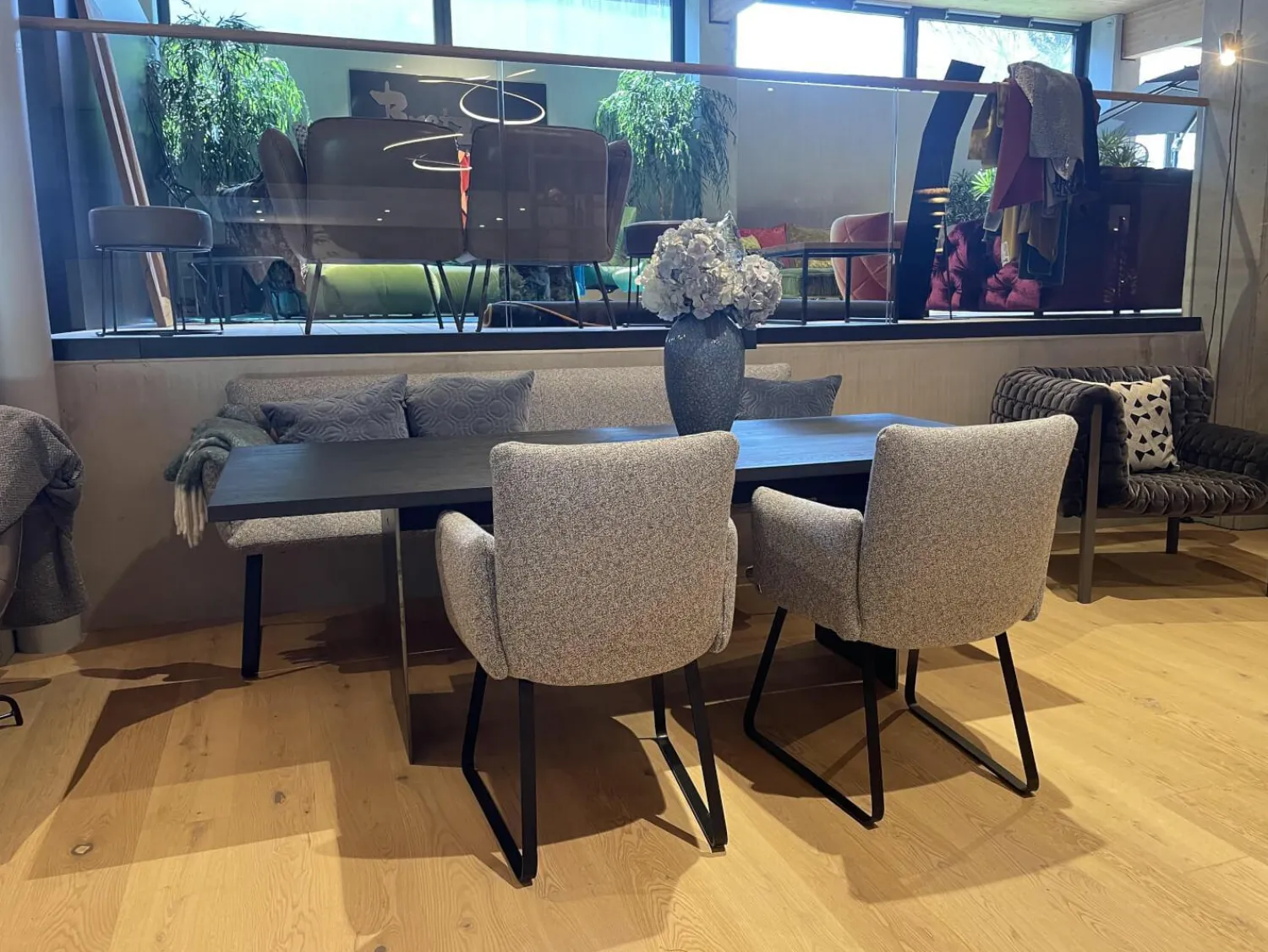 Bielefelder Werkstätten Essgruppen|Essgruppe Heaven Dining Schreinergefertigter Tisch Mit Bank Und 2 Stühlen