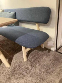 Anrei Essgruppen|Essgruppe Juna Esche Gebürstet Weiß-Geölt Tisch Stühle Bank