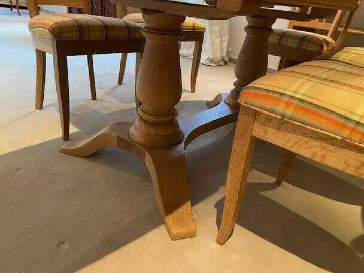 Rodam Essgruppen|Essgruppe Lord Bruegge Eiche Massiv Gelaugt