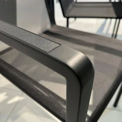 Royal Botania Essgruppen|Essgruppe Outdoor Unite Platte Keramik Bianco Statuario Weiß Grau Mit 6 Stühlen