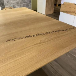 Wimmer Essgruppen|Essgruppe Signatura In Rustikal Asteiche Bianco Polsterbezug Grau Blau Mit 3 Stühlen Milo