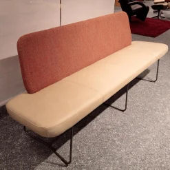 Bert Plantagie Essgruppen|Essgruppe Skyler Bezug Leder Rancho 2 Stone Beige Gestell Lack Feinstruktur Anthrazit