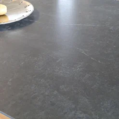 Stern Essgruppen|Essgruppe Teak Tischplatte Dektron Farbe Lava Anthrazit