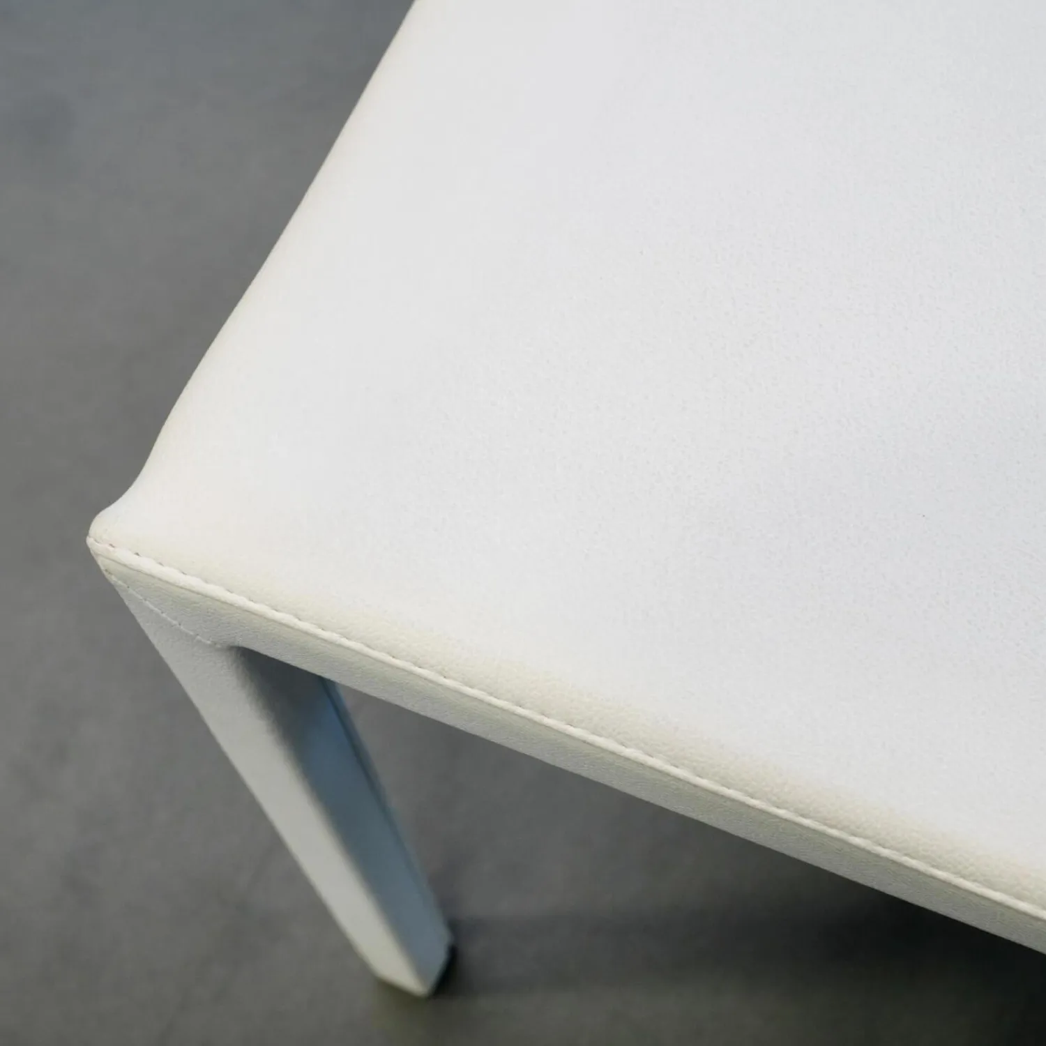 Bonaldo Essgruppen|Essgruppe Tisch Chat Lack Weiß Glas Weiß Ausziehbar mit 4 Stühlen Weiß