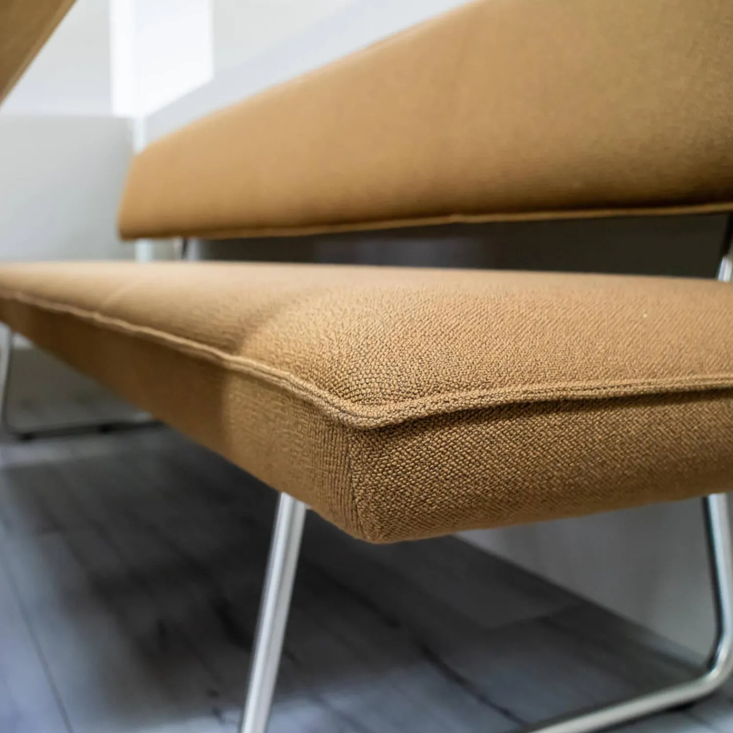 Venjakob Essgruppen|Essgruppe Tisch ET159 Platte Furniert Eiche Rustico Hell Geölt Gestell Edelstahloptik Mit 3 Drehstühlen Und Solitärbank