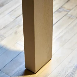 Rodam Esstische|Esstisch 3300 10 Kara Eiche 940 Kreideweiss Lackiert Maserung Quer