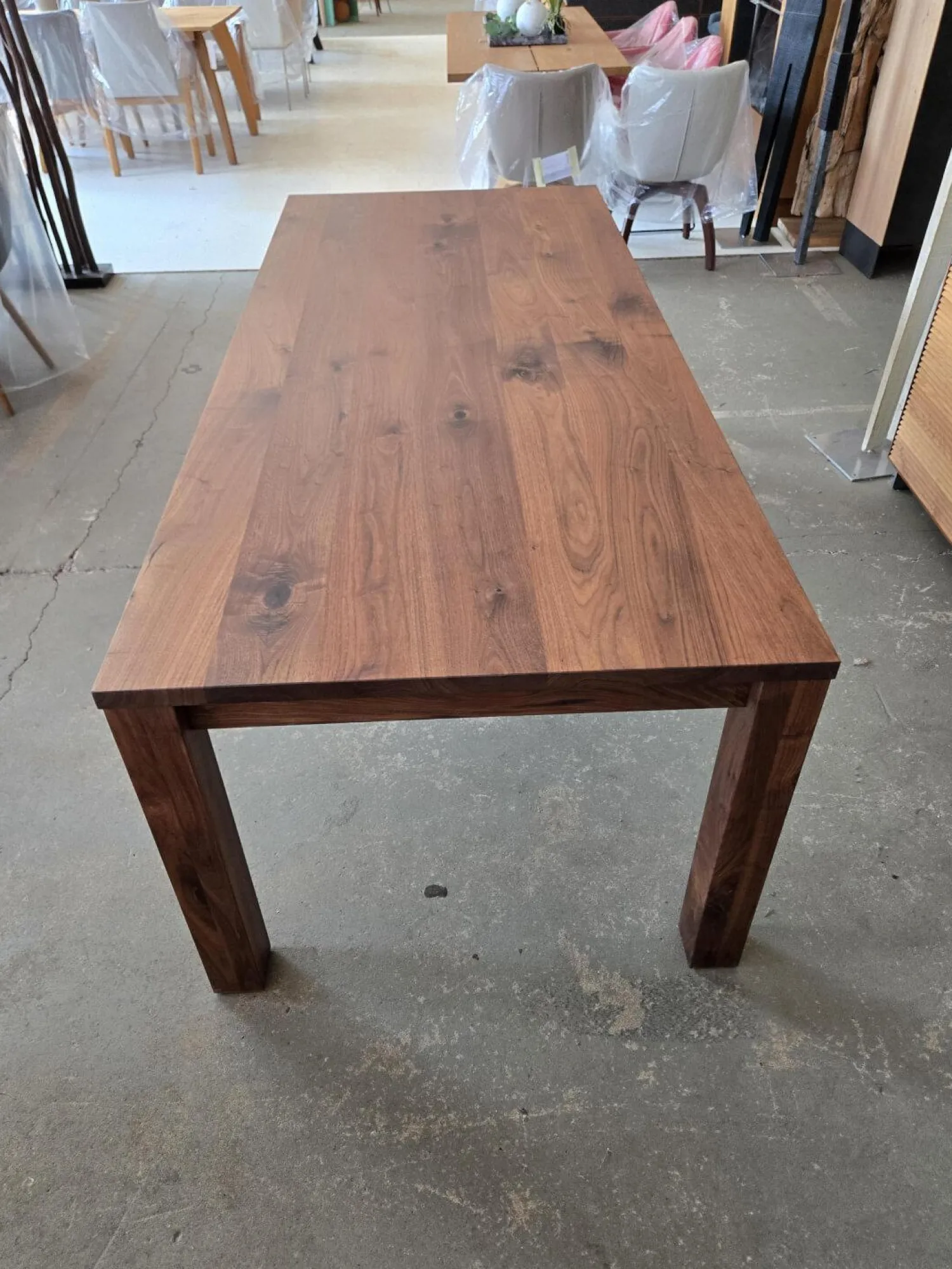 Scholtissek Esstische|Esstisch 2011 Astiger Nussbaum Äste Mit Harz Ausgegossen Mit Auszug