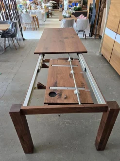 Scholtissek Esstische|Esstisch 2011 Astiger Nussbaum Äste Mit Harz Ausgegossen Mit Auszug