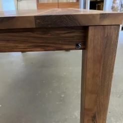 Scholtissek Esstische|Esstisch 2011 Europäischer Nussbaum Natur Geölt Äste Mit Harz Ausgegossen Inklusive Auszug