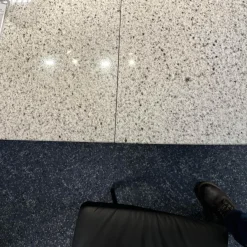 Draenert Esstische|Esstisch Adler 1224 Platte Granit Polar Poliert Grau Sockel Oval Edelstahl Matt Geschliffen Ohne Rollen