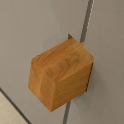 Bert Plantagie Esstische|Esstisch Amar Asteiche Geölt Gestell Stahl Feinstruktur Grau