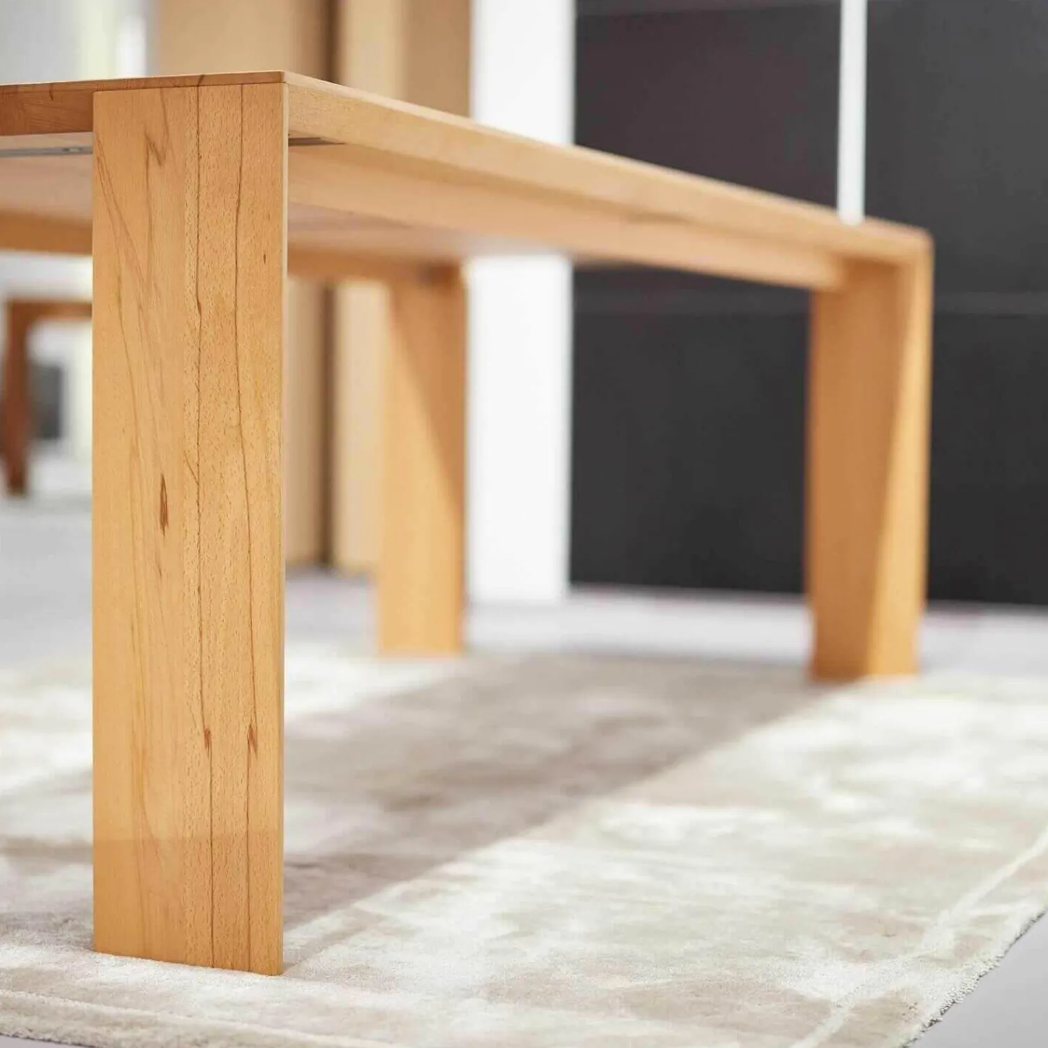 Ronald Schmitt Design Esstische|Esstisch Archie Rotkernbuche Massiv Geölt