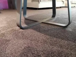 ASCO Esstische|Esstisch Axis 3 Satin-Nussbaum Massiv Füße Stahl Pulverbeschichtet