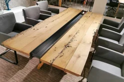 Riva Esstische|Esstisch Canal Eiche Briccola Eichenpfähle Lagune Venedigs