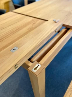 Rodam Essgruppen|Esstisch Dacapo Kernbuche Massiv Natur Geölt Mit Klappeinlage Inklusive Sitzbank