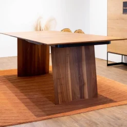 Rodam Esstische|Esstisch Domus R16 Nussbaum Massiv Geölt Gewachst Seidenmatt