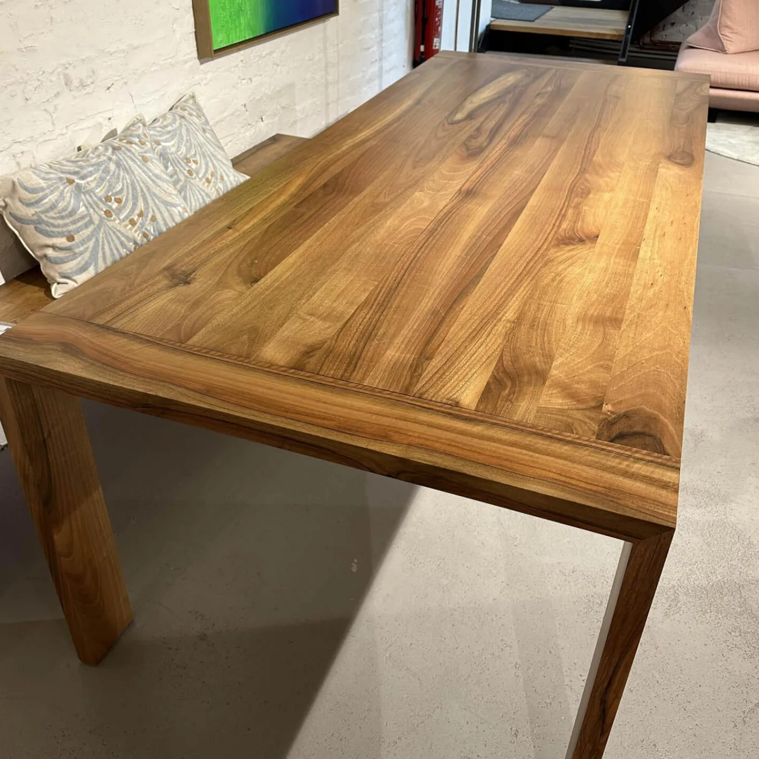 Ligne Roset Esstische|Esstisch Eaton Massivholz Nussbaum Geölt Und Klarlack Matt