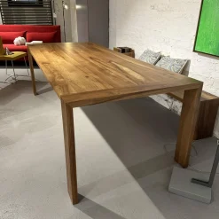 Ligne Roset Esstische|Esstisch Eaton Massivholz Nussbaum Geölt Und Klarlack Matt