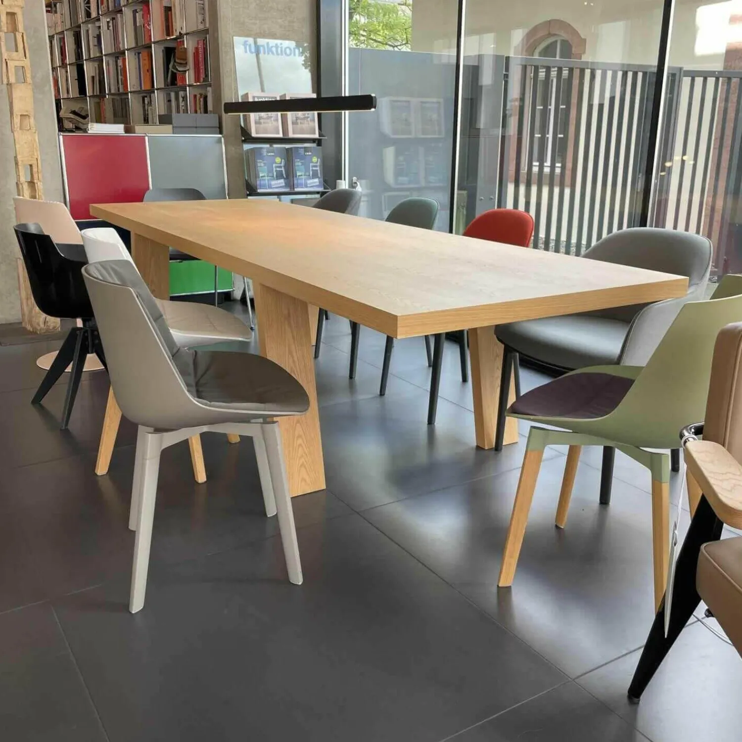 Porro Esstische|Esstisch Echtholz Dickfurnier Minimo Light Eiche Natur