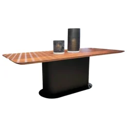 ASCO Esstische|Esstisch Gaia Platte Nussbaum Massiv Natur Geölt