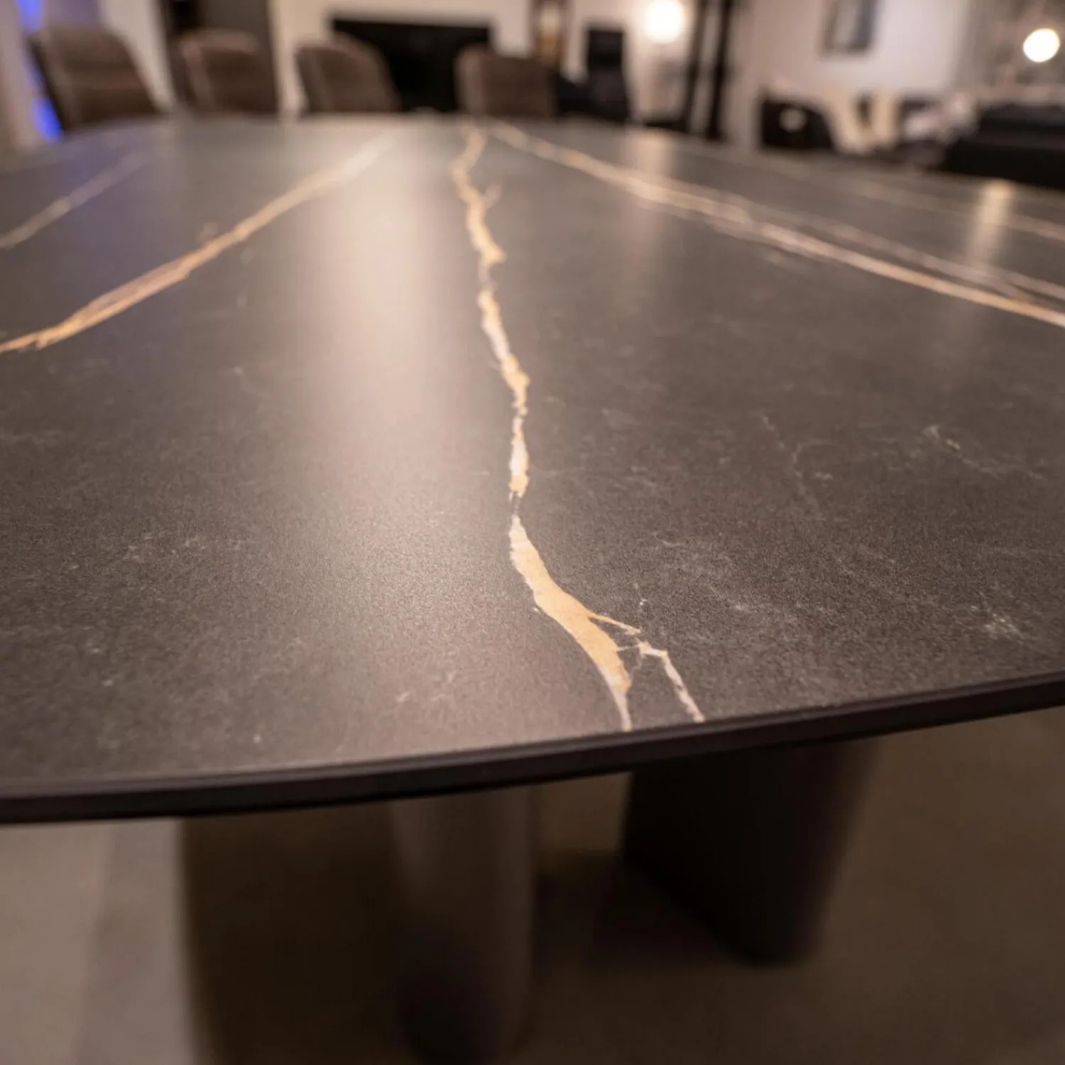 Bonaldo Esstische|Esstisch Geometric Oval Keramik