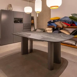 Bonaldo Esstische|Esstisch Geometric Oval Keramik