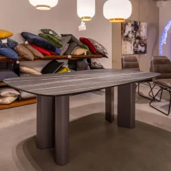 Bonaldo Esstische|Esstisch Geometric Oval Keramik