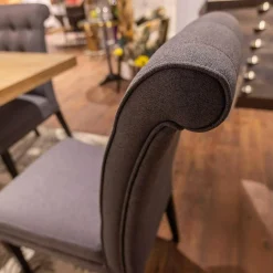 Lee & Lewis Essgruppen|Esstisch GM220 Polsterstuhl Frederik AP B Page Grey 65 Mit 6 Stühlen