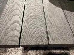 Riva1920 Esstische|Esstisch Iron Squared Eiche Vulcano Gestell Natureisen Matt Lackiert