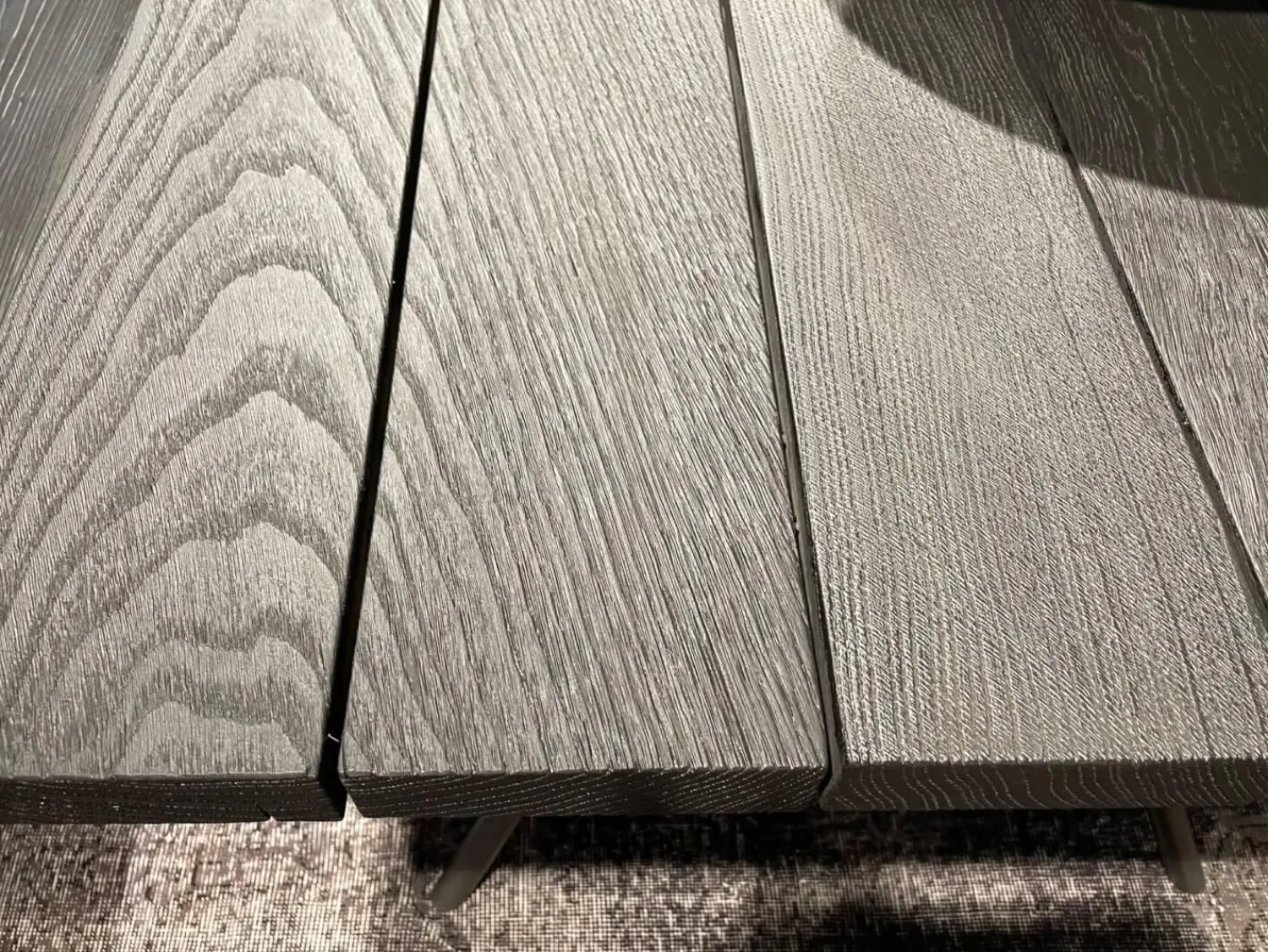 Riva1920 Esstische|Esstisch Iron Squared Eiche Vulcano Gestell Natureisen Matt Lackiert