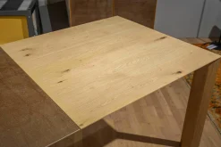 Scholtissek Esstische|Esstisch Kera 2 Ausziehbar Platte Reamik Lava Corten Bronze Gestell Knorrige Eiche mit Auszug