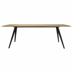 Neuvonfrisch Esstische|Esstisch Knikke Platte Eiche Natur Geölt Gestell Stahl Schwarz