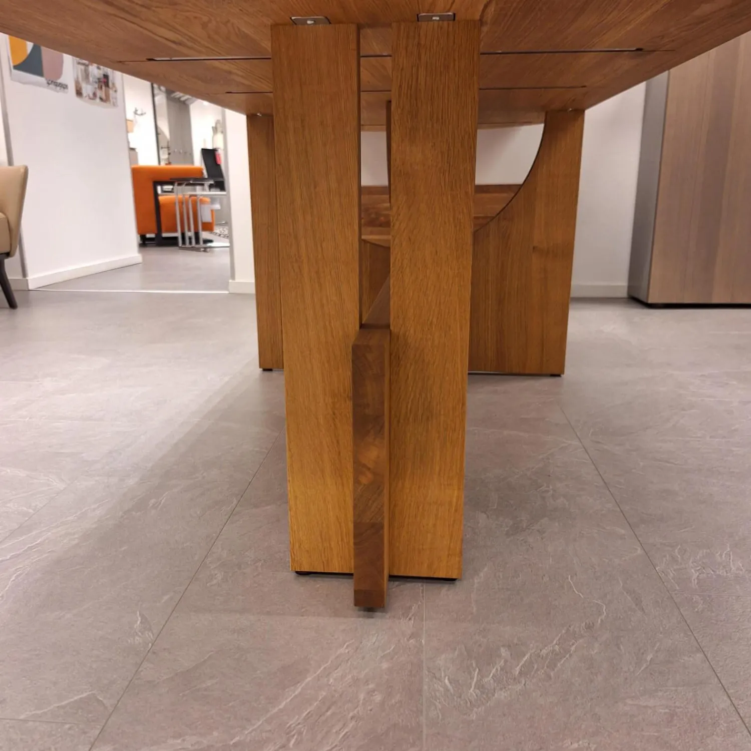 Tecta Esstische|Esstisch Lot Eiche Massiv Geölt