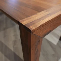 Wimmer Esstische|Esstisch Lyss Nussbaum Massiv Rustikal Geölt Ausklappbar Ohne Stühle