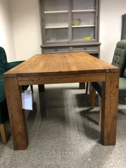 Dudinger Esstische|Esstisch Modell Vanessa Wildeiche Vollmassiv Cognac Geölt