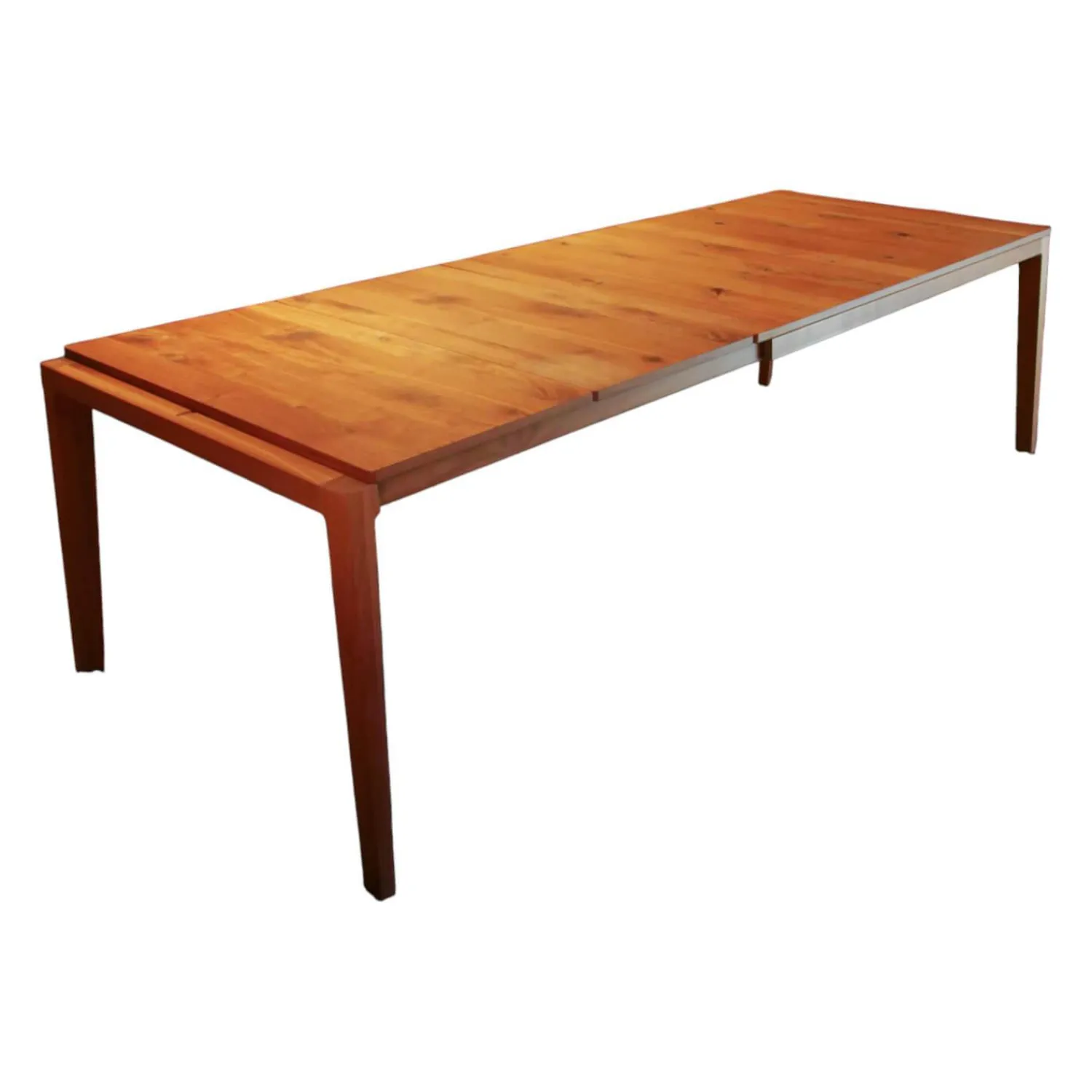 Team 7 Esstische|Esstisch Mylon Nussbaum Wild Massiv Naturöl mit 2 Auszugsplatten