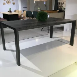 Musterring Esstische|Esstisch Nova Platte Keramik Dekton Oxido Gestell Anthrazit