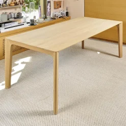 Rodam Esstische|Esstisch Passion Vollholz Eiche sandfarbig Ölbeize Mit Hartwachsanteil